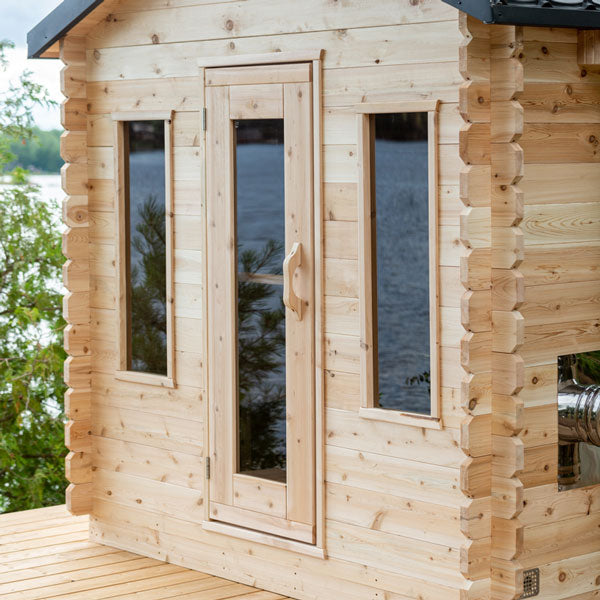 Leisurecraft Canadian Timber Georgian Cabin Sauna
