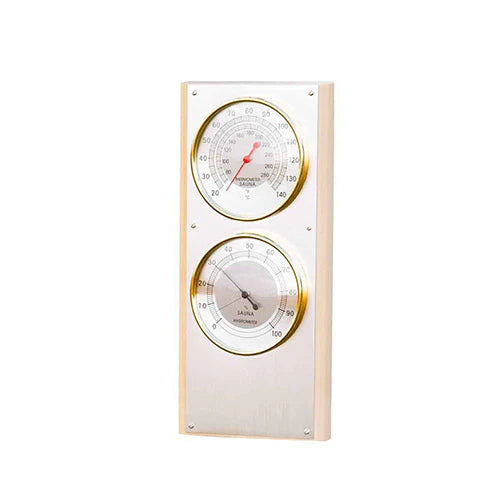Wooden Thermometer Hygrometer - 1 & 2 Dial