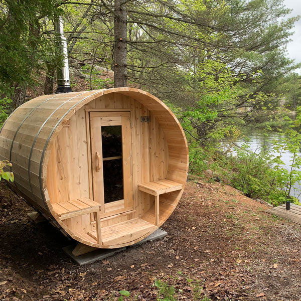 Leisurecraft Canadian Timber Serenity Barrel Sauna