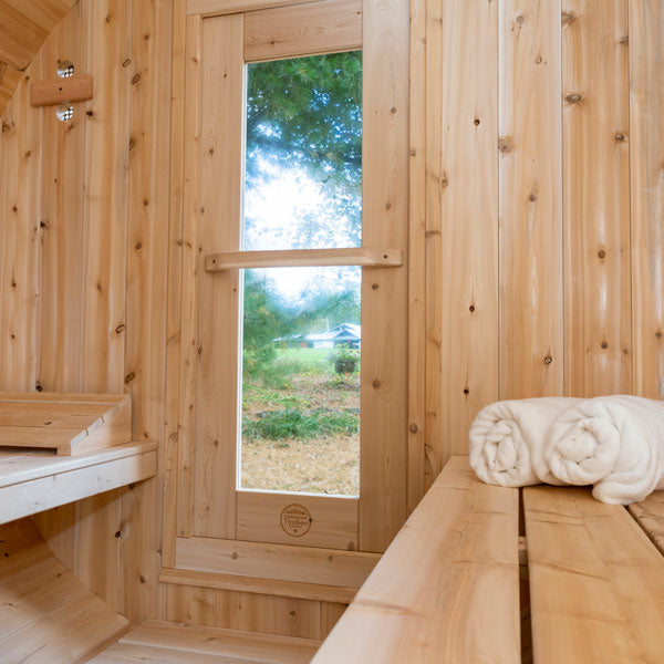 Leisurecraft Canadian Timber Serenity Barrel Sauna