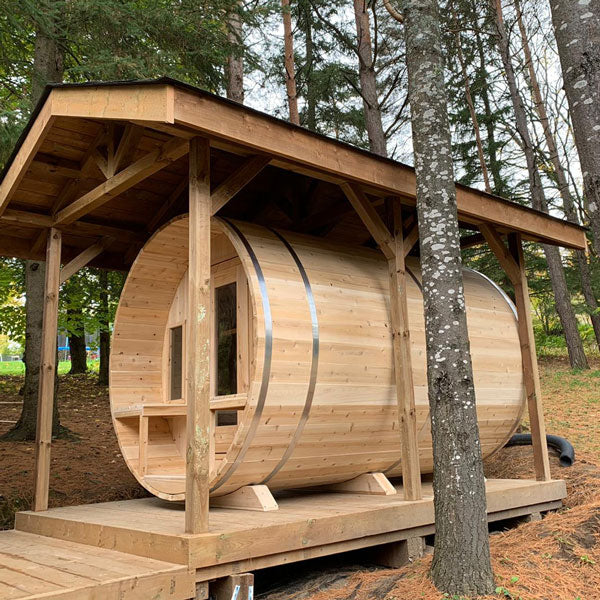 Leisurecraft Canadian Timber Tranquility Barrel Sauna