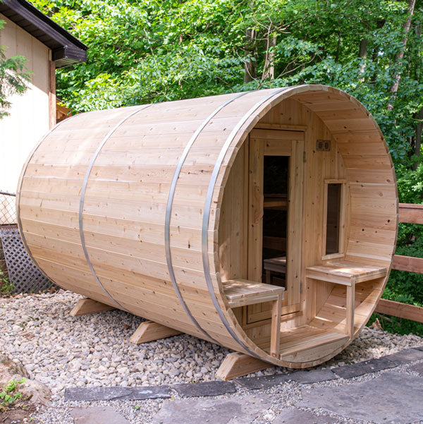 Leisurecraft Canadian Timber Tranquility Barrel Sauna