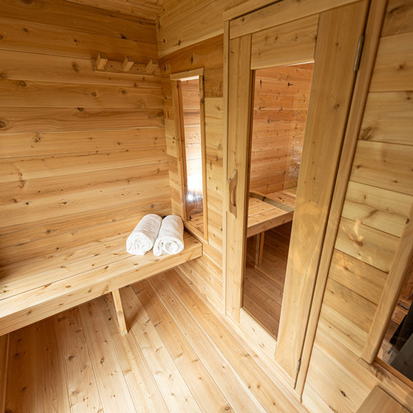 Leisurecraft CT Georgian Cabin Sauna with Changeroom