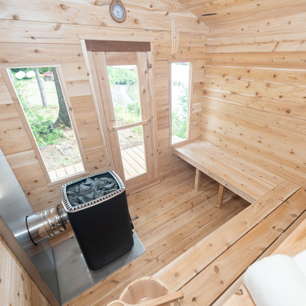 Leisurecraft Canadian Timber Georgian Cabin Sauna